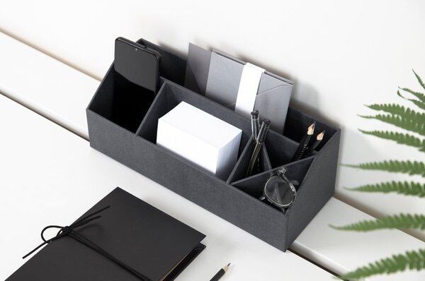 Kartonast organizator za pisalne potrebščine Elisa Canvas Paper Laminate – Bigso