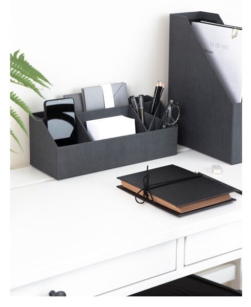 Kartonast organizator za pisalne potrebščine Elisa Canvas Paper Laminate – Bigso