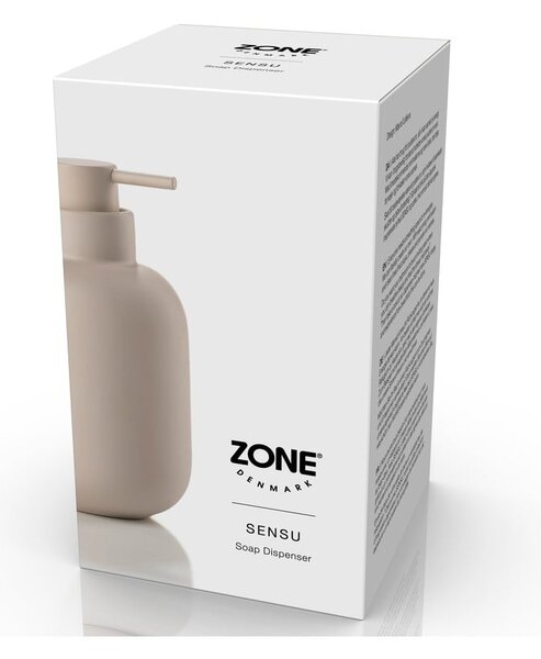 Bež lončen dozirnik za milo 300 ml Sensu – Zone