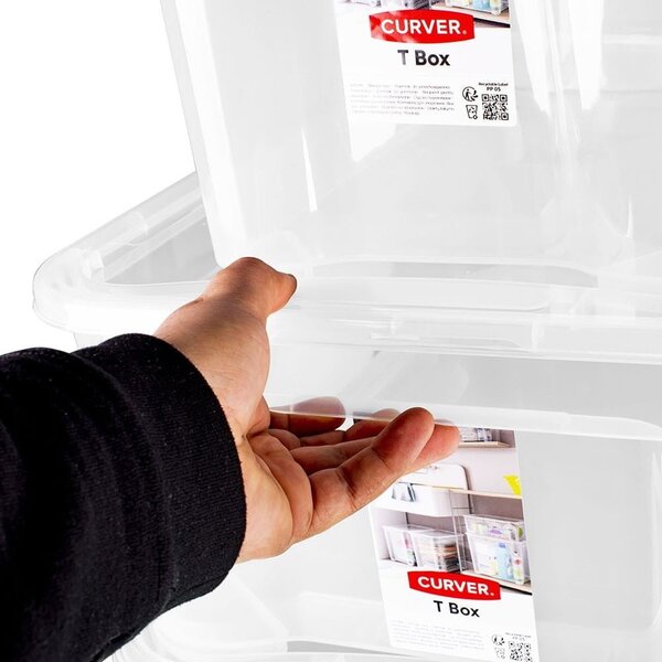 Plastična škatla za shranjevanje s pokrovom T box - Curver