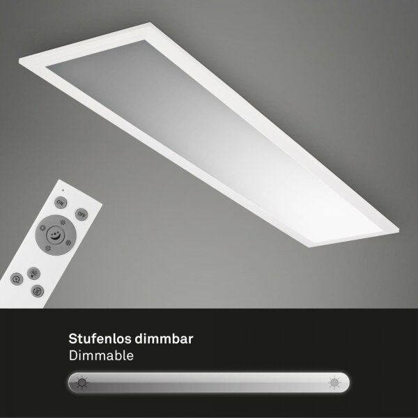 Briloner 7399016 - LED Zatemnitveni nadgradni panel LED/24,5W/230V 3000-6500K + Daljinski upravljalnik