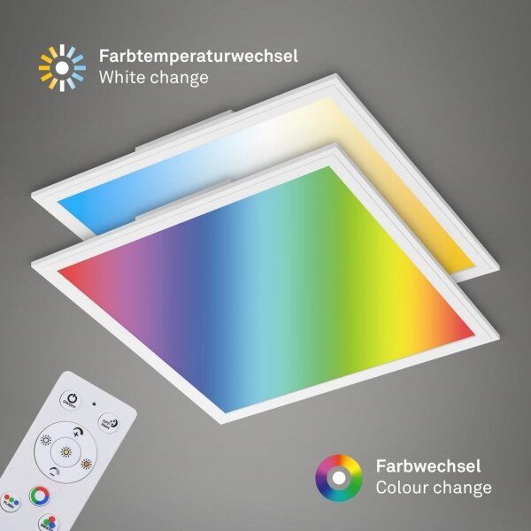 Briloner 7152-016-LED RGB Zatemnitveni nadgradni panel COLOUR LED/24W/230V 3000-6500K+RC