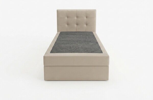 Oblazinjena postelja boxspring DIRELIS TRINITY 90x200 cm bež Vzmetnica: Vzmetnica Bonell