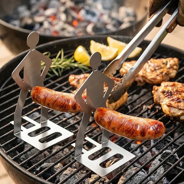Grillboyz™ Zabavna Držala Za žar Klobase – 3 Kos