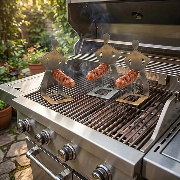 Grillboyz™ Zabavna Držala Za žar Klobase – 3 Kos