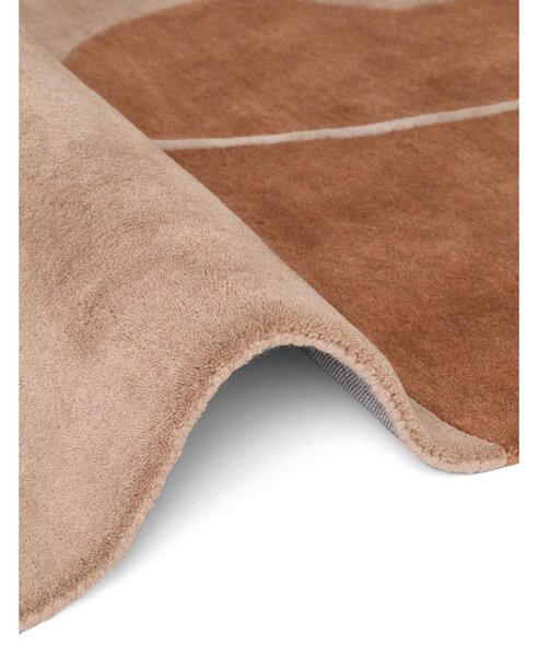 VOLNENA PREPROGA Kollektion 1876 Arteo 160/230 cm taftano krem barve, roza