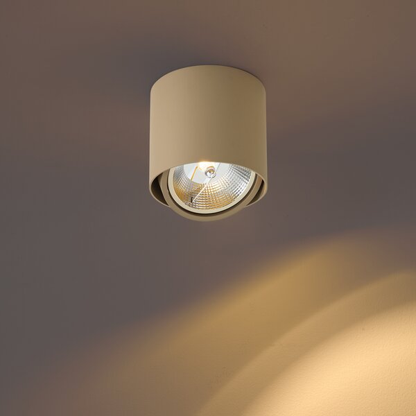 Sodoben nagiben stropni reflektor taupe GU10 AR111 - Impact