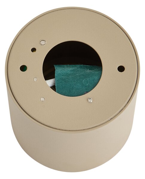 Sodoben stropni reflektor Taupe GU10 50mm IP44 - Capa
