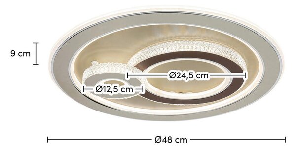 STROPNA LED-SVETILKA 36 W 4800 lm 3000-6500 K 220-240 V