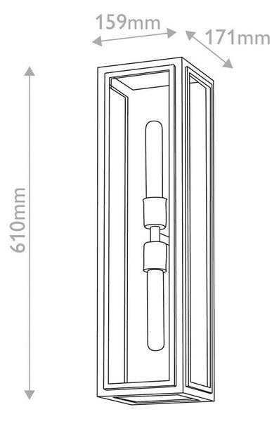 STENSKA SVETILKA Shaw 40 W 220-240 V E27