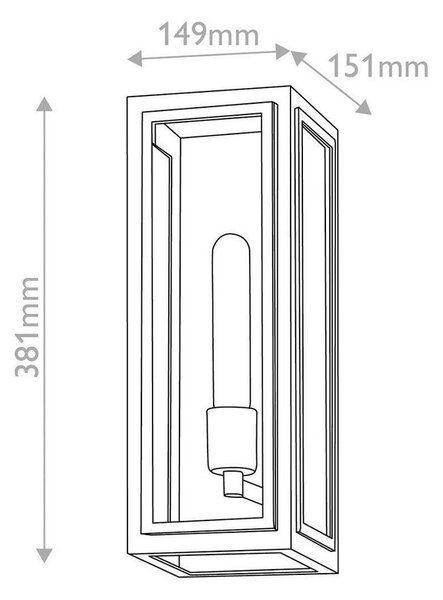 STENSKA SVETILKA Shaw 40 W 220-240 V E27