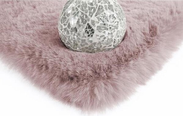 PREPROGA Z VISOKIM FLOROM Rabbit 180/280 cm roza