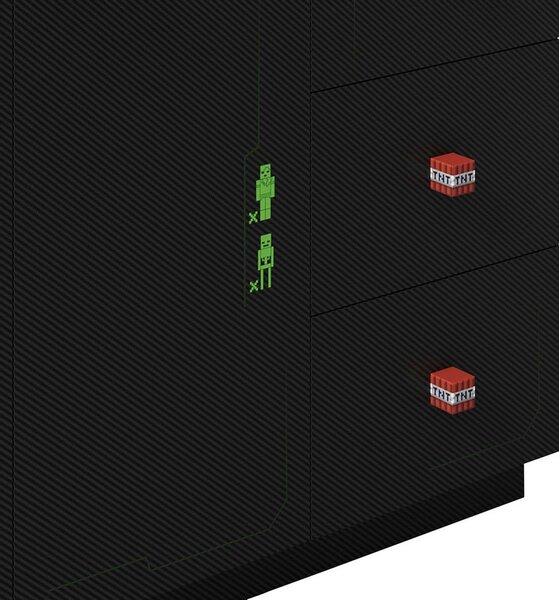 Minecraft Omara Za Oblačila Minecraft, Črna
