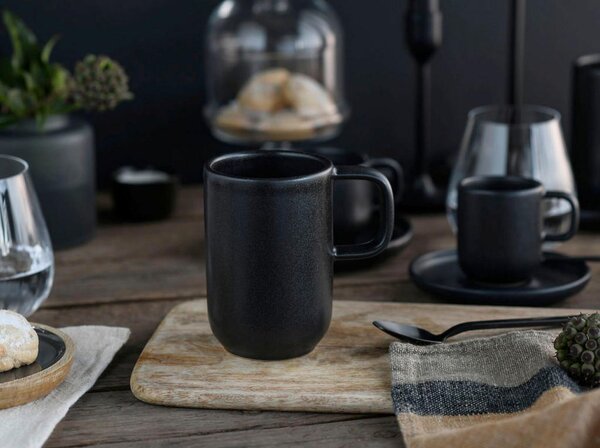 SET SKODELIC ZA KAVO Uno Schwarz 6-delni 300 ml