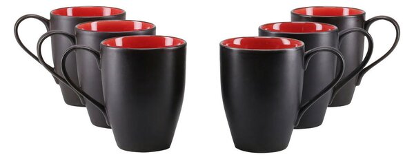 SET SKODELIC ZA KAVO Hot Red 6-delni 300 ml