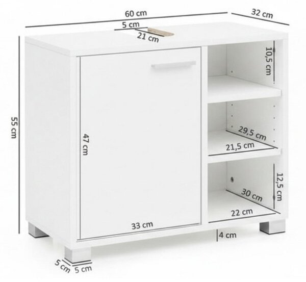 OMARICA ZA POD UMIVALNIK 60/55/32 cm