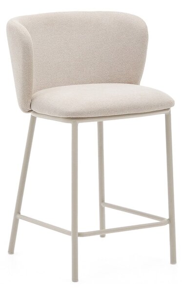 Bež barski stol (višina sedeža 65 cm) Ciselia – Kave Home