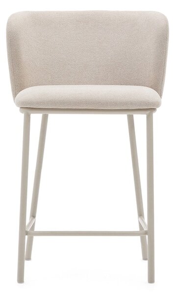 Bež barski stol (višina sedeža 65 cm) Ciselia – Kave Home