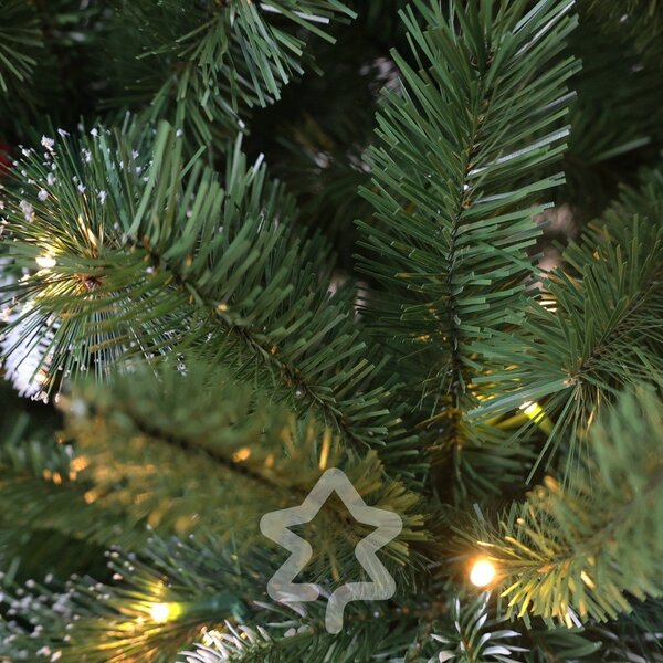 Umetna jelka višina 210 cm Snowy Pine LED – Můj Stromeček