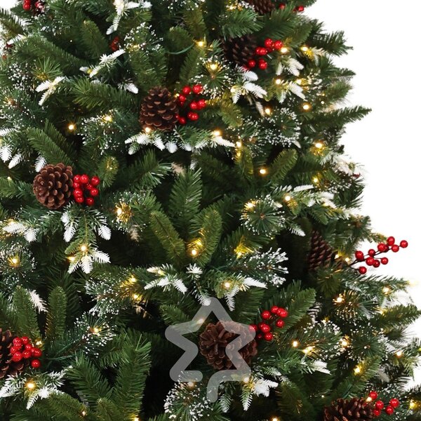 Umetna jelka višina 210 cm Snowy Pine LED – Můj Stromeček