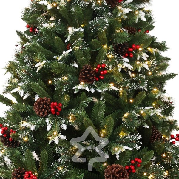 Umetna jelka višina 210 cm Snowy Pine LED – Můj Stromeček
