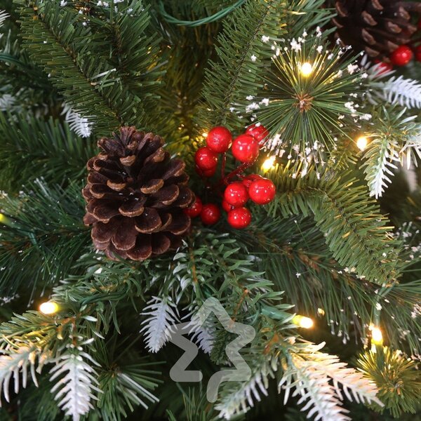 Umetna jelka višina 210 cm Snowy Pine LED – Můj Stromeček