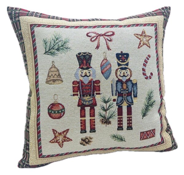 Prevleka za blazino z božičnim motivom 45x45 cm Toy Soldier – Bizzotto