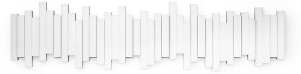 Bel plastičen stenski obešalnik 72 cm Sticks – Umbra