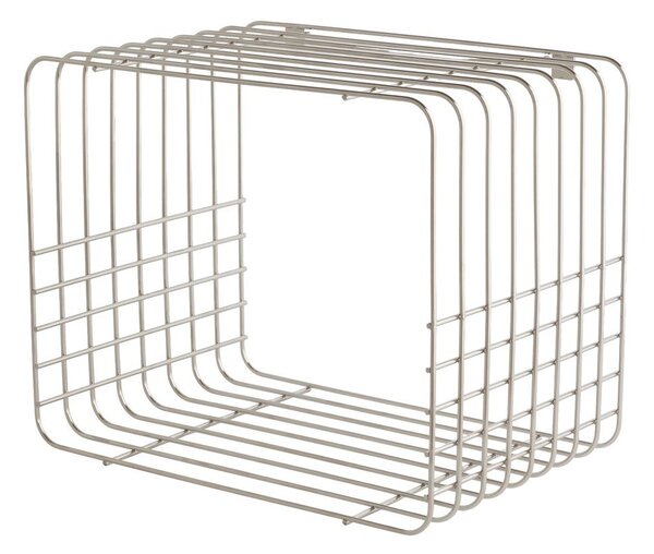 Večnivojska kovinska polica v sijajno srebrni barvi 38 cm Store-It – Mette Ditmer Denmark