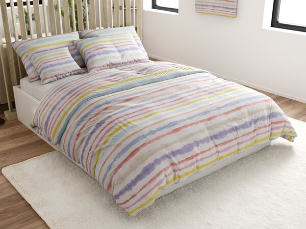 Posteljnina iz renforcé bombaža LINKY barvna Dimenzije posteljnine: 70 x 90 cm | 140 x 200 cm