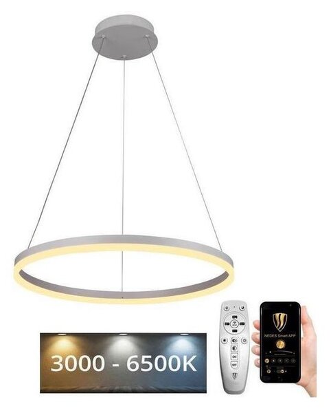 Brilagi - LED Zatemnitveni lestenec na vrvici CIRCLE LED/42W/230V 3000-6500K + Daljinski upravljalnik