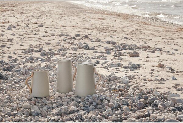 Bež grelnik vode iz nerjavečega jekla 1,2 l Emma – Stelton