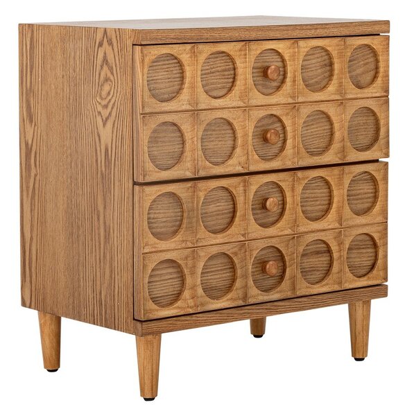 Komoda v dekorju jelke v naravni barvi 56x61x35 cm Vester – Bloomingville