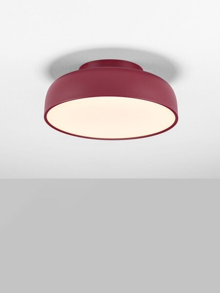 Bordo rdeča aluminijasta LED zatemnitvena stropna svetilka Noelia – Nova Luce