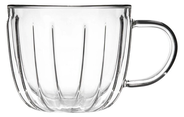 Steklene skodelice v kompletu za kapučino 2 ks 350 ml Tulip – Vialli Design