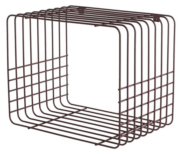 Bordo rdeča večnivojska kovinska polica 38 cm Store-It – Mette Ditmer Denmark