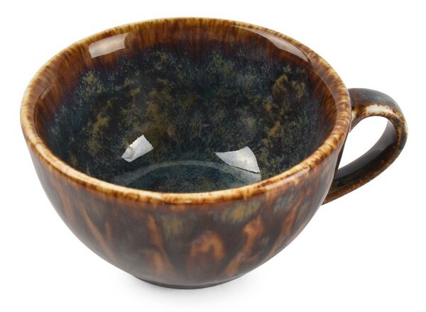 Rjava porcelanasta skodelica za kapučino 200 ml Resto – BonBistro