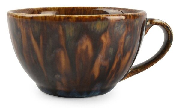 Rjava porcelanasta skodelica za kapučino 200 ml Resto – BonBistro