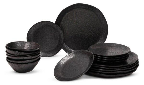 Jedilni servis 18 ks iz kamenine za 6 oseb Dark Moon – Bonami Selection