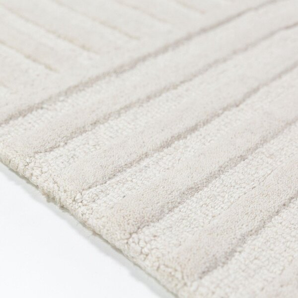 Slonokoščena ročno tkana volnena preproga 160x230 cm Zen Garden – Flair Rugs