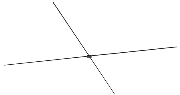 Modern railsysteem zwart 1-fase 1000 cm met ronde voeding - Magnetic