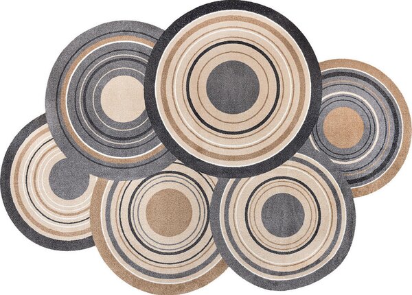 RAVNO TKANA PREPROGA Cosmic Colour 140/200 cm potiskano naravne barve