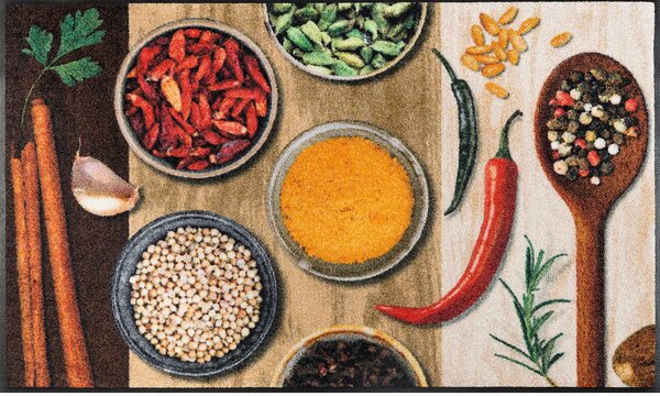 KUHINJSKA PREPROGA Hot Spices 75/120 cm potiskano večbarvno