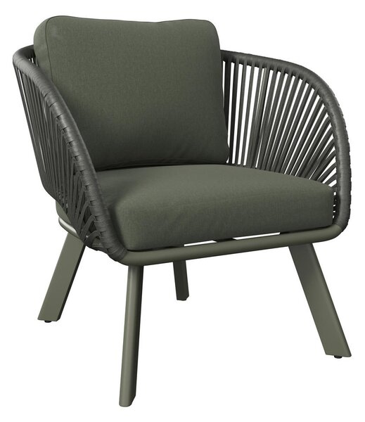LOUNGE NASLANJAČ tkanina aluminij