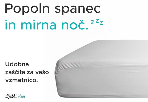 Nepremočljiva frotirna zaščita za vzmetnico GUARD 80 x 160 cm
