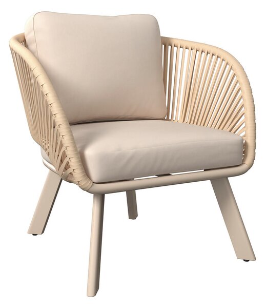 LOUNGE NASLANJAČ tkanina aluminij