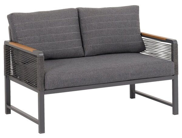 LOUNGE ZOFA tkanina aluminij