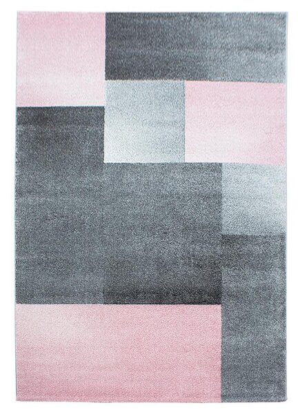 Novel Tkana Preproga Lucca, Roza, 140x200cm