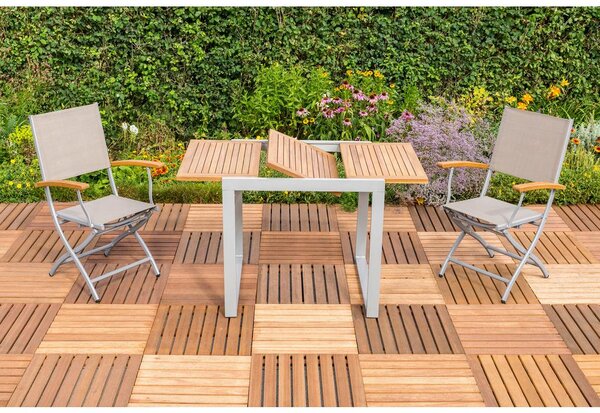 Gardenson Vrtna Miza Naxos, Raztegljiva, 80-120x70