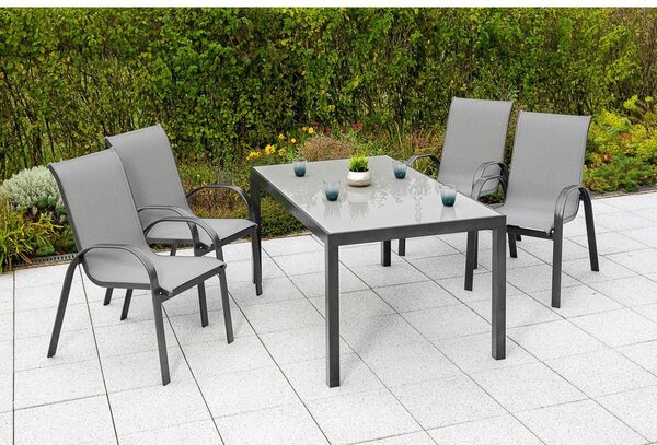 Gardenson Vrtna Miza Gardenson, Steklo, Aluminij, 150x90